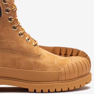 BEE LINE X TIMBERLAND 6" PREMIUM RUBBER-TOE BOOT - WHEAT NUBUCK