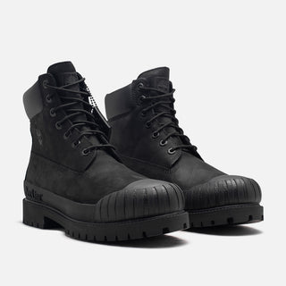 BEE LINE X TIMBERLAND 6" PREMIUM RUBBER-TOE BOOT - BLACK NUBUCK