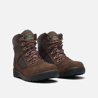 6" WATERPROOF FIELD BOOT (GS) - BROWN / GREEN