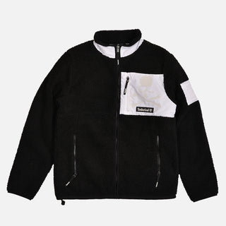 MASTERMIND X TIMBERLAND FLEECE JACKET - BLACK / WHITE