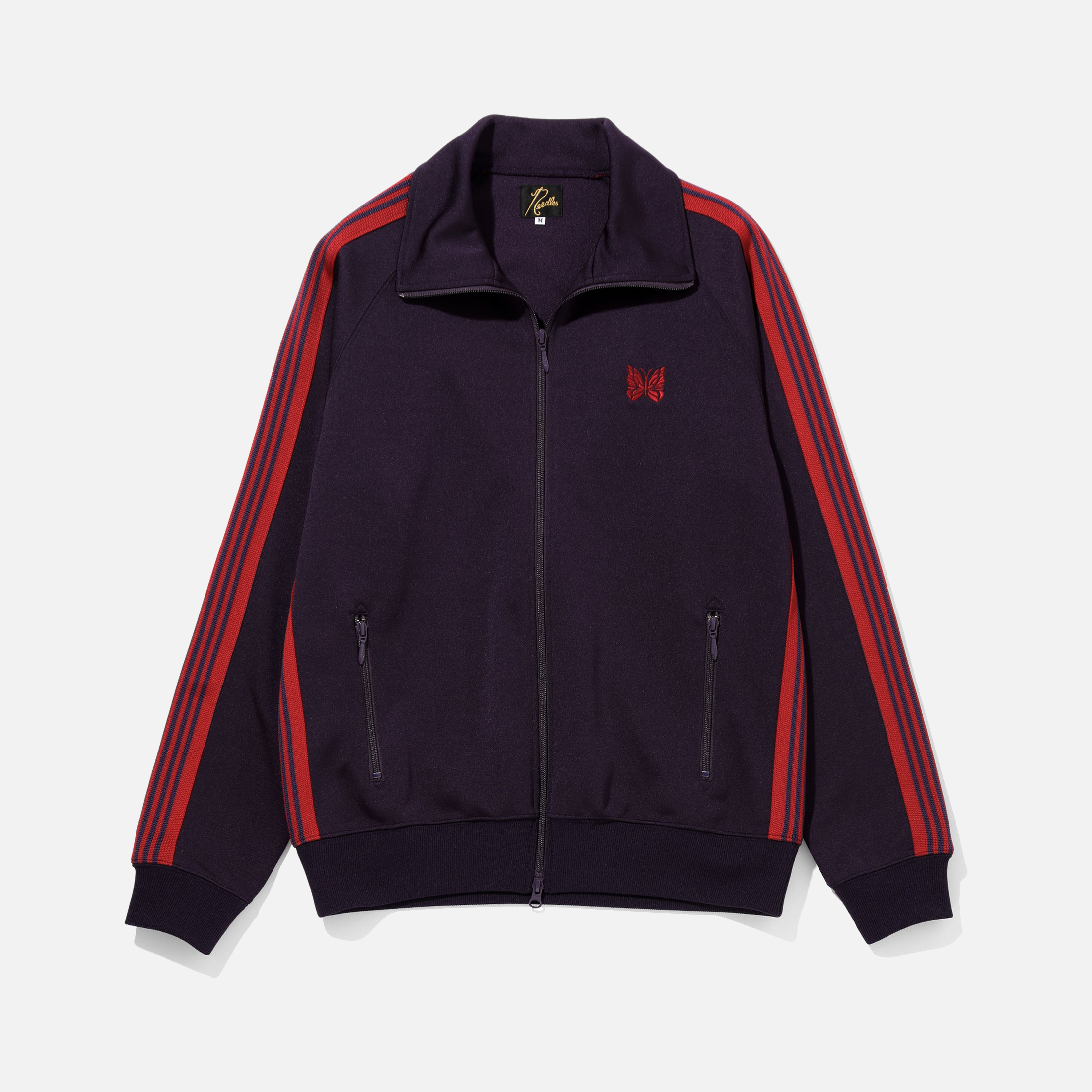 TRACK JACKET POLY SMOOTH - DARK PURPLE | lapstoneandhammer.com