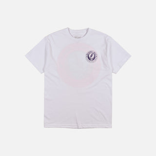 PINK CIRCLE SS TEE - WHITE