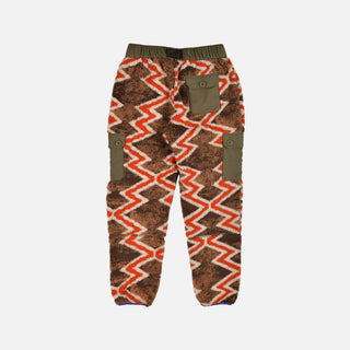 BBC BEE LINE X TIMBERLAND GEO FLEECE CARGO PANT - BROWN / ORANGE