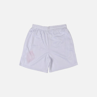 DIAMOND MESH SHORT - WHITE / PINK