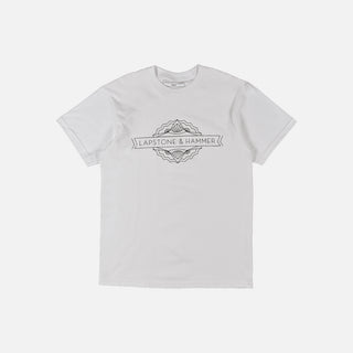 LH MAIN LOGO TEE - WHITE